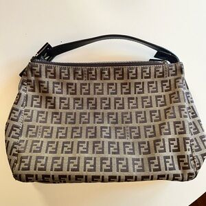 Vintage Fendi Zucca Pouch Bag